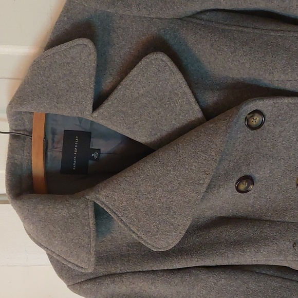 Vintage Wool/Cashmere Banana Republic Trench Coat - Picture 7 of 16